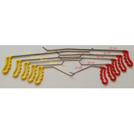 LOT 10 OUTILS SOUS-TRAVERSE DROITE-GAUCHE (barres épaisses)