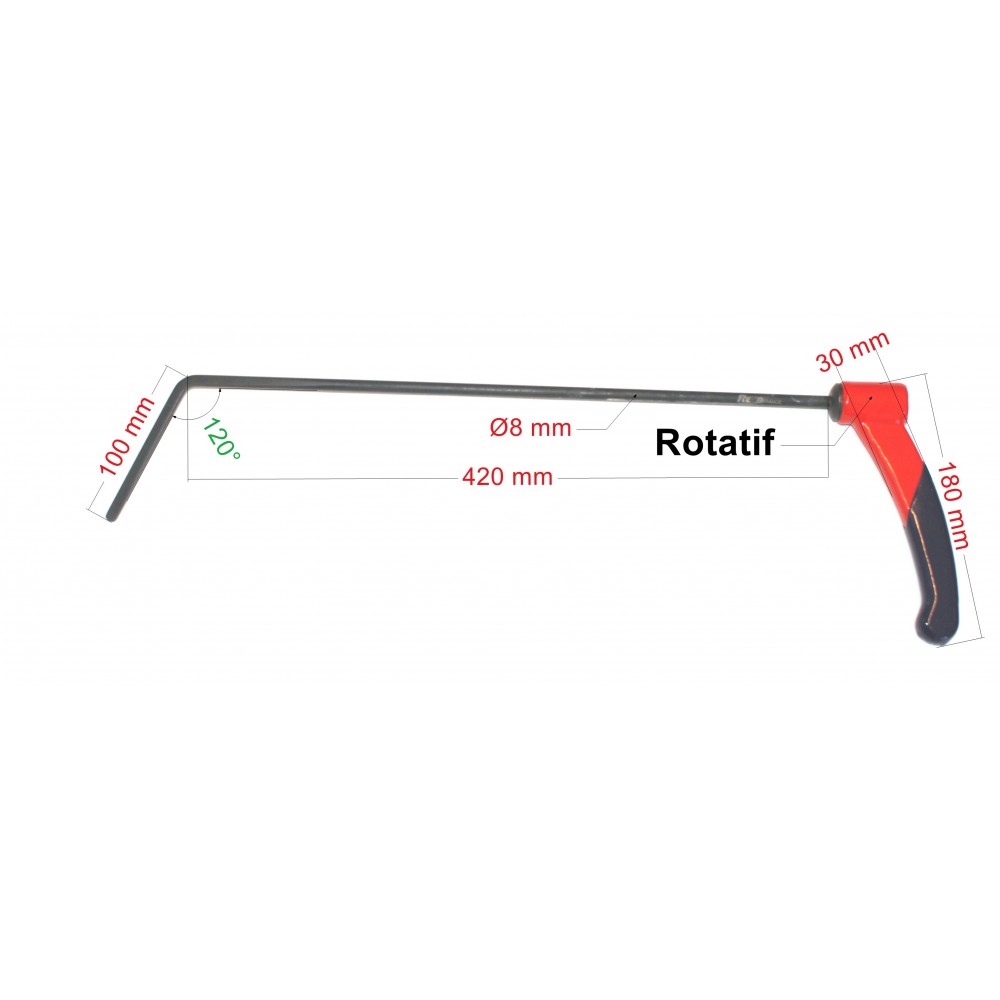 ROTATIVE BARRE 47xØ8 ANGLE